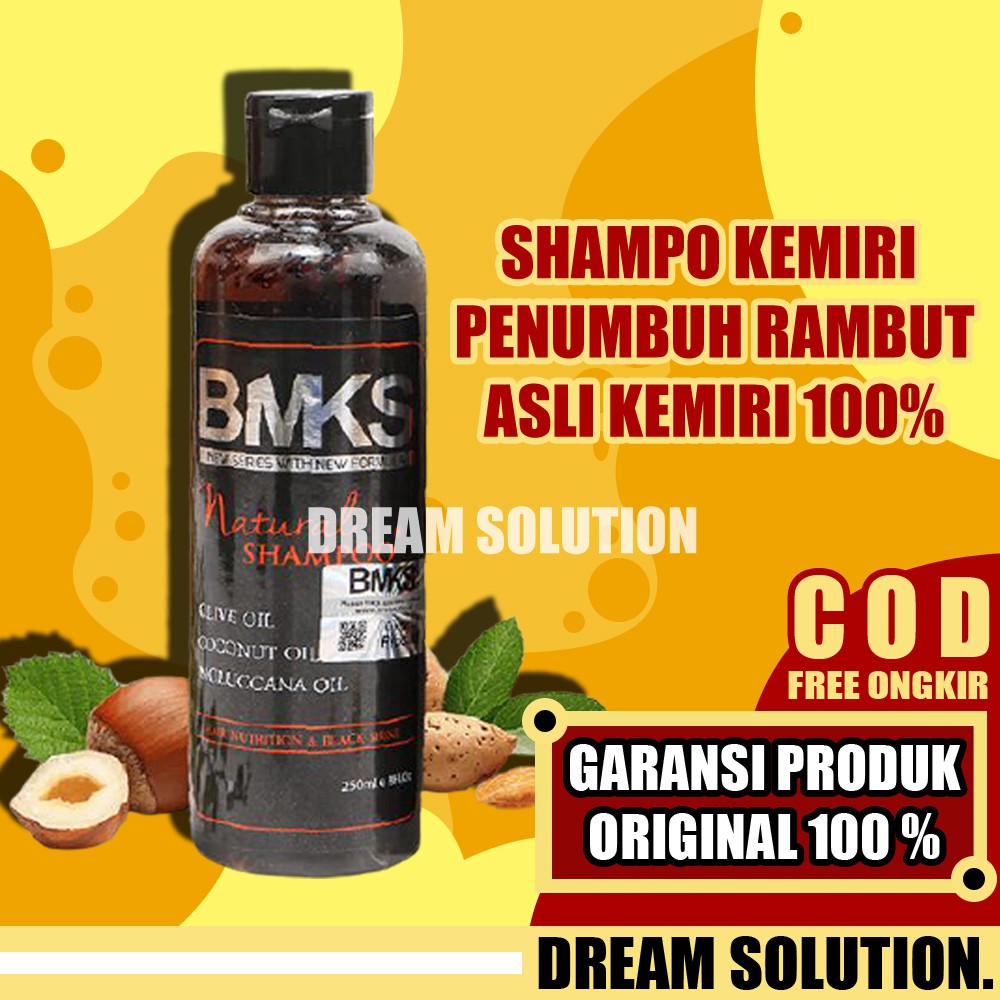 Shampo Sampo Kemiri Penumbuh Pemanjang Penyubur Perawatan Rambut Rontok Kering Rusak Botak Ampuh