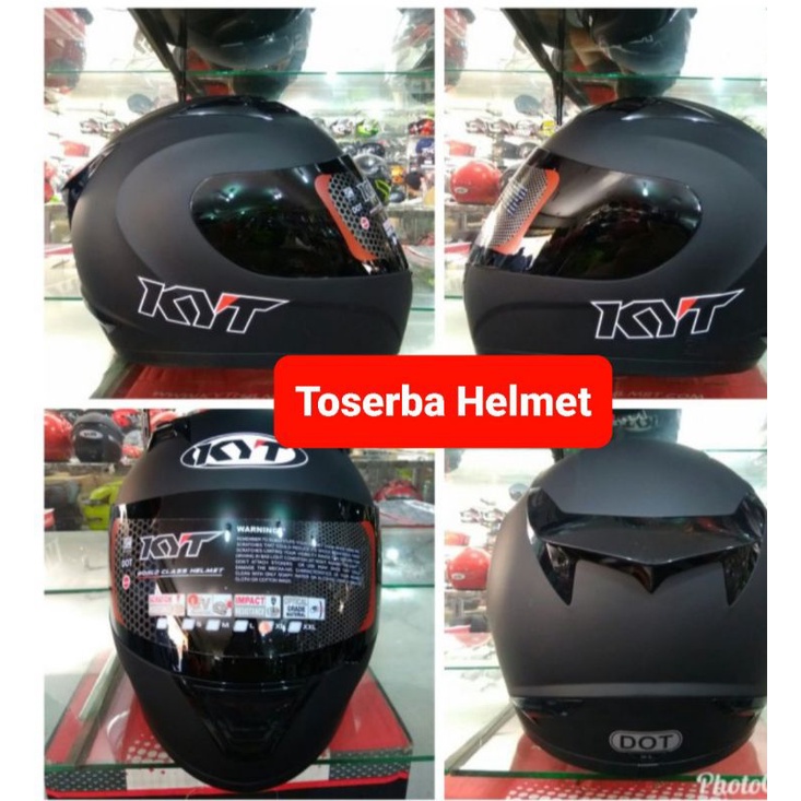 Jual HELM KYT R10 BLACK DOFF Shopee Indonesia