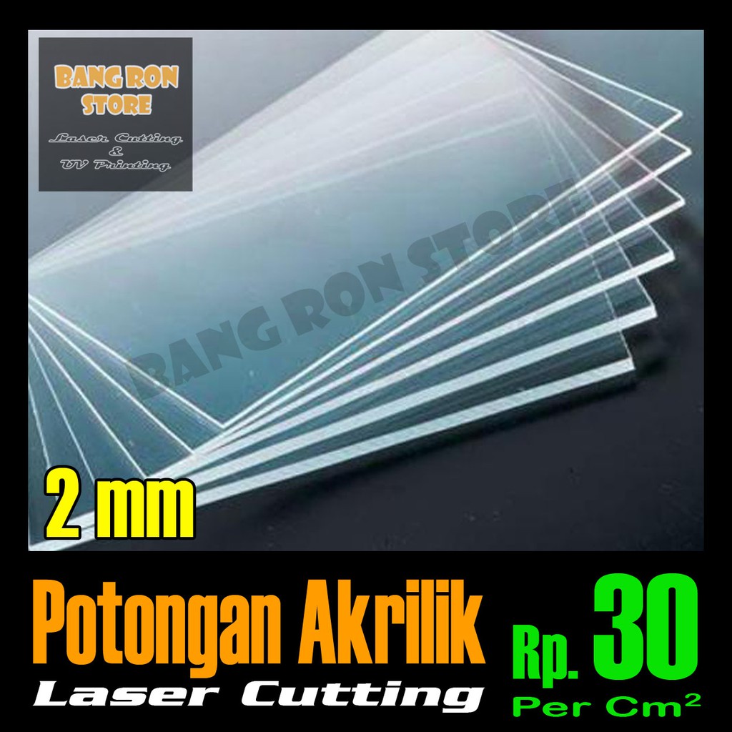 Jual Akrilik Potongan Custom / Laser Cutting Acrylic 2mm - BENING ...