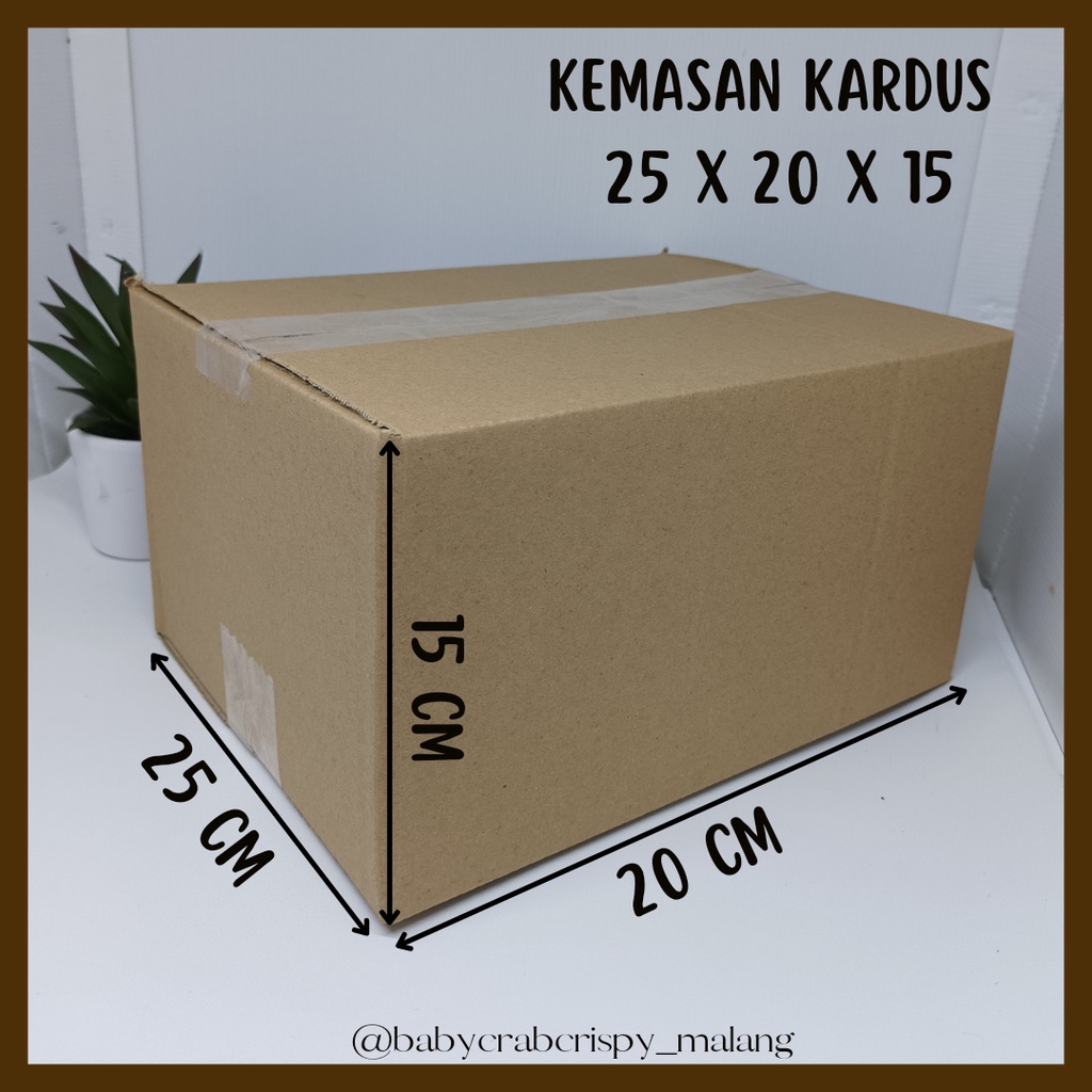Jual Kardus Packing Ukuran 25 x 20 x 15 (2 kg) | Shopee Indonesia