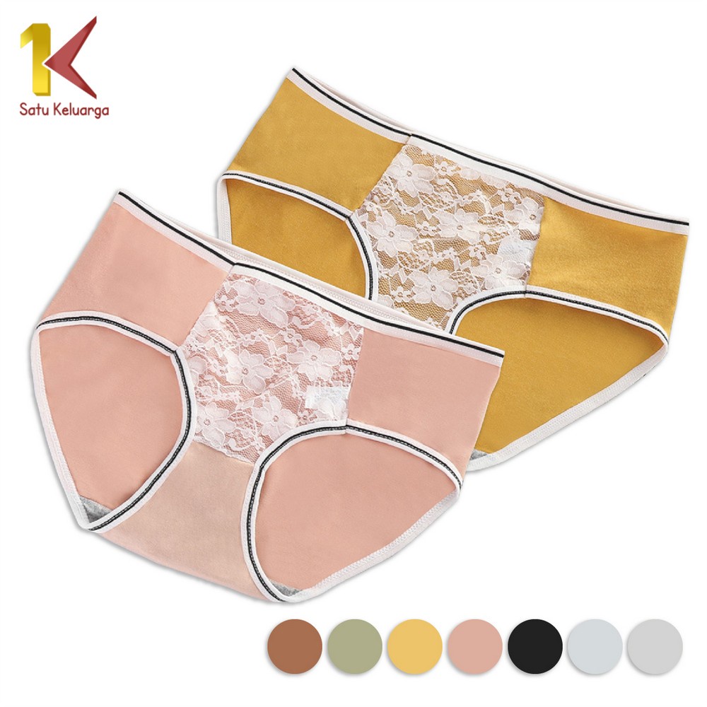 Jual 1K Celana Dalam Wanita List Garis Renda Bunga P129 Kolor Dewasa ...
