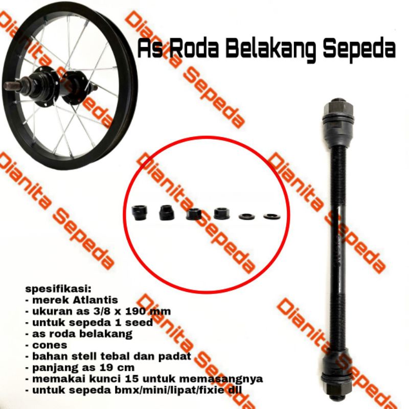 Hub discount belakang fixie