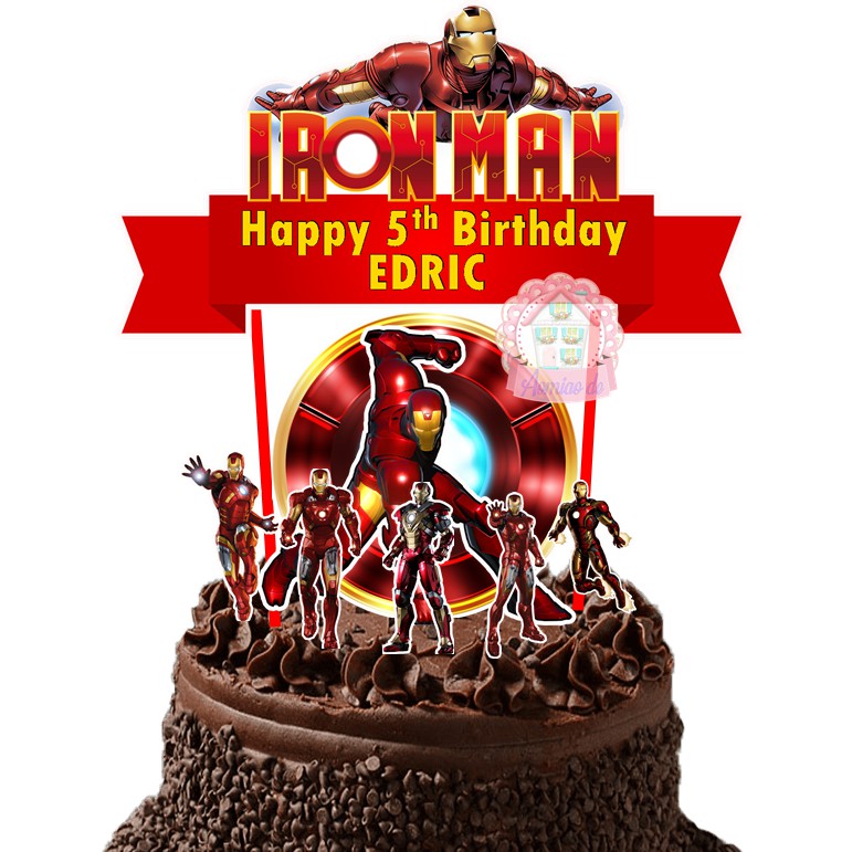 Jual IRON MAN CAKE TOPPER | Shopee Indonesia