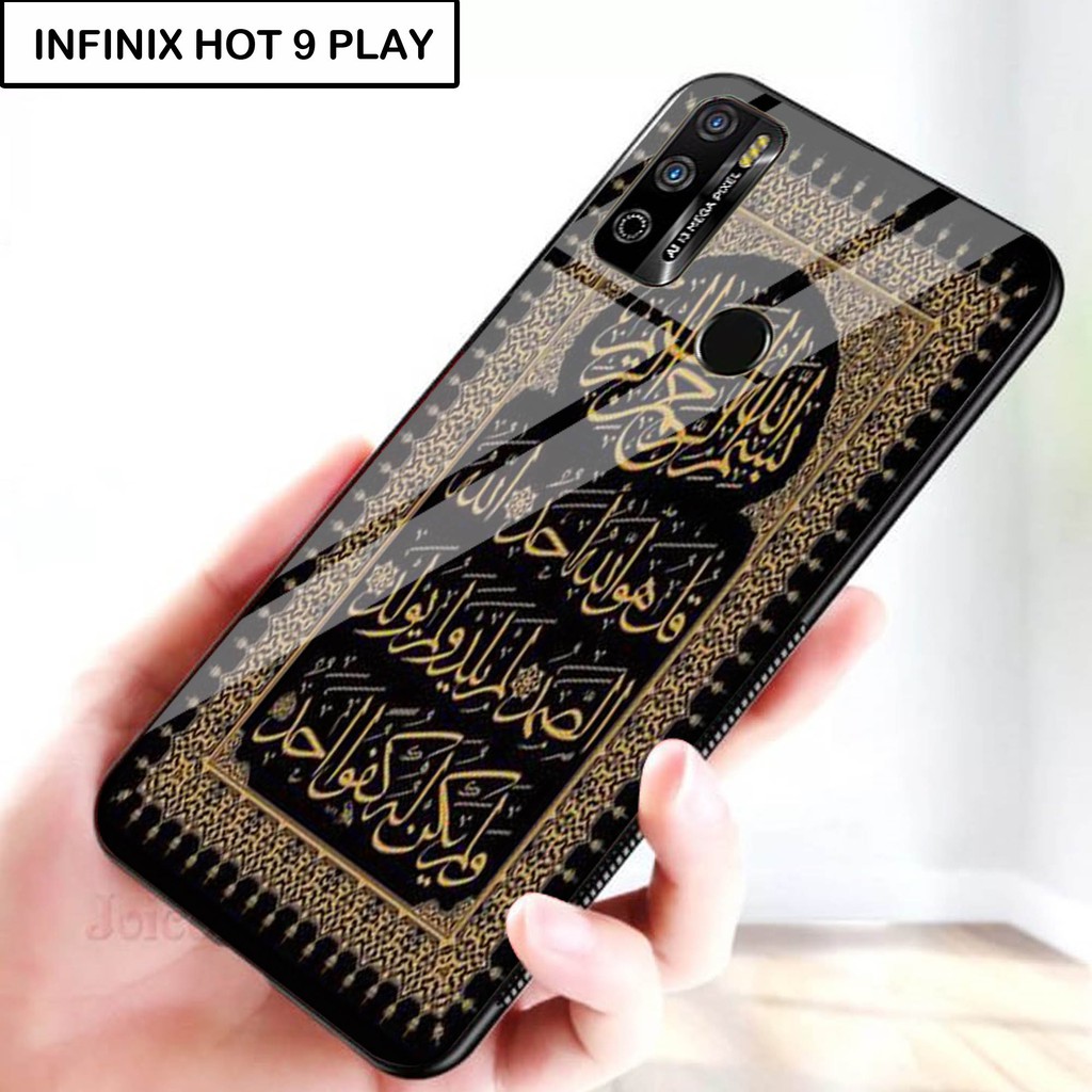 Jual [H15] Softcase Glass Kaca Infinix Hot Play Casing Hp