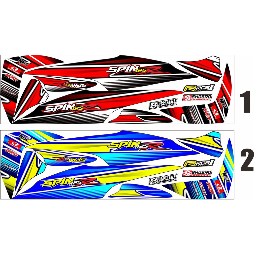 Jual STIKER STRIPING MOTOR VARIASI SUZUKI SPIN MOTIF BARU VARIASI MATIC ...