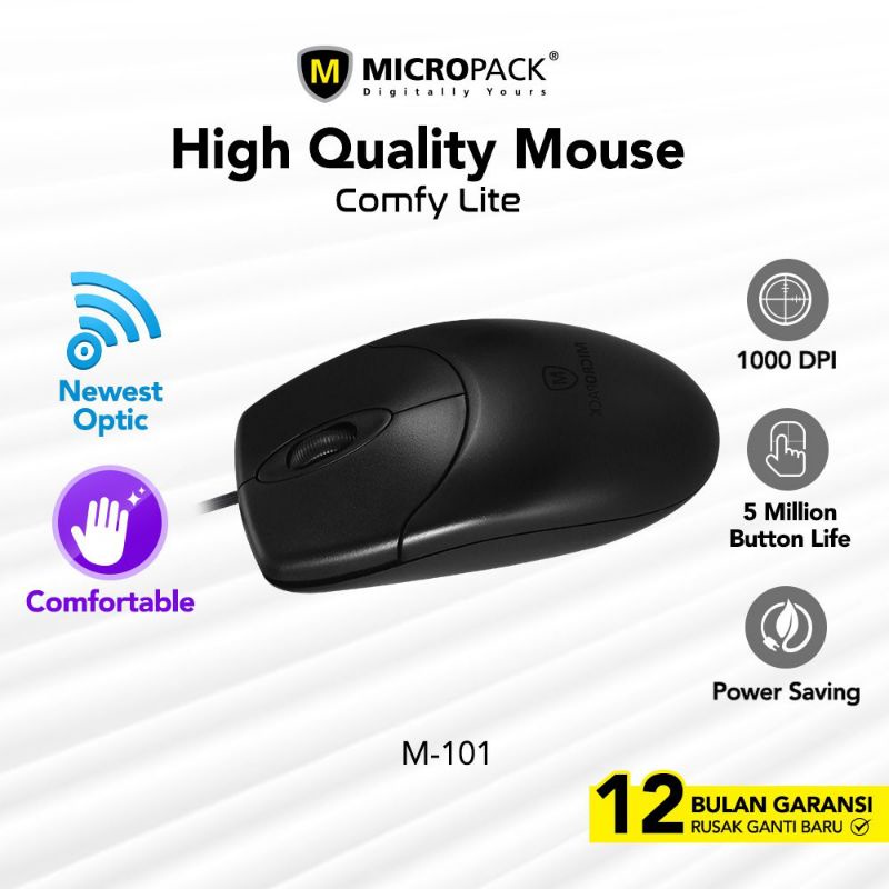 Jual Mouse Micropack M101 Garansi 1 Tahun SEMARANG | Shopee Indonesia