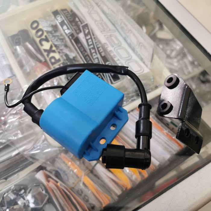 Jual Coil Koil Cdi Bluecore unlimiter set bracket all vespa classic CDI ...