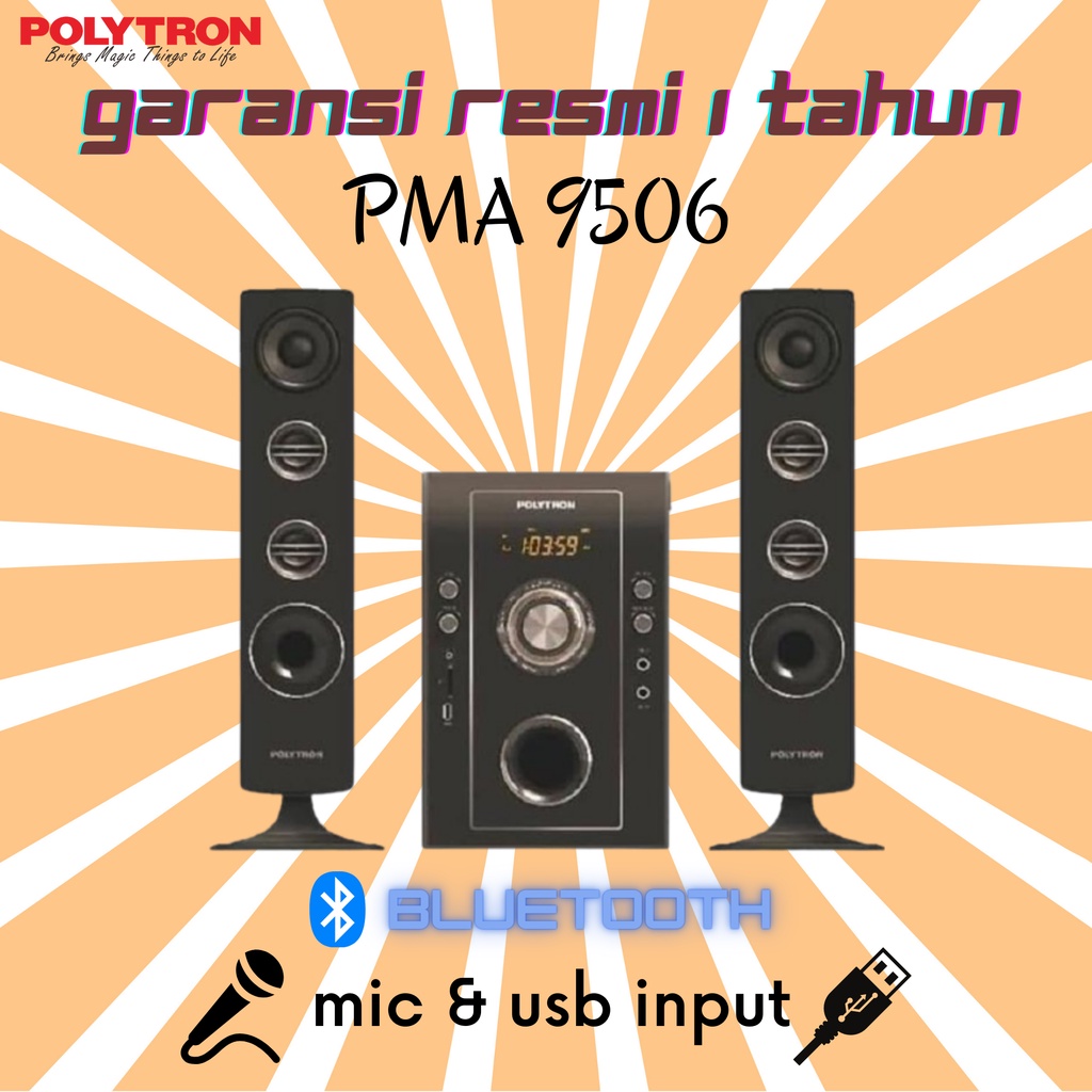 Jual Speaker Aktif Polytron Multimedia Audio PMA 9526 | Shopee Indonesia