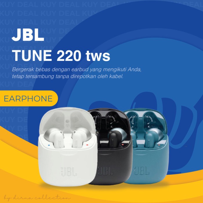 Jual Hilmawanmall Jbl Tune 220 Tune 220Tws True Wireless