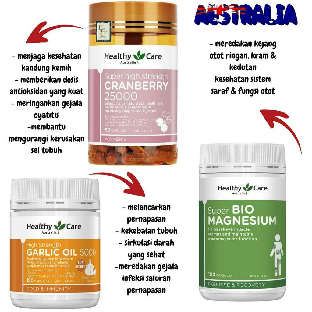 Jual Healthy Care Super Bio Magnesium & Healthy Care High Strength