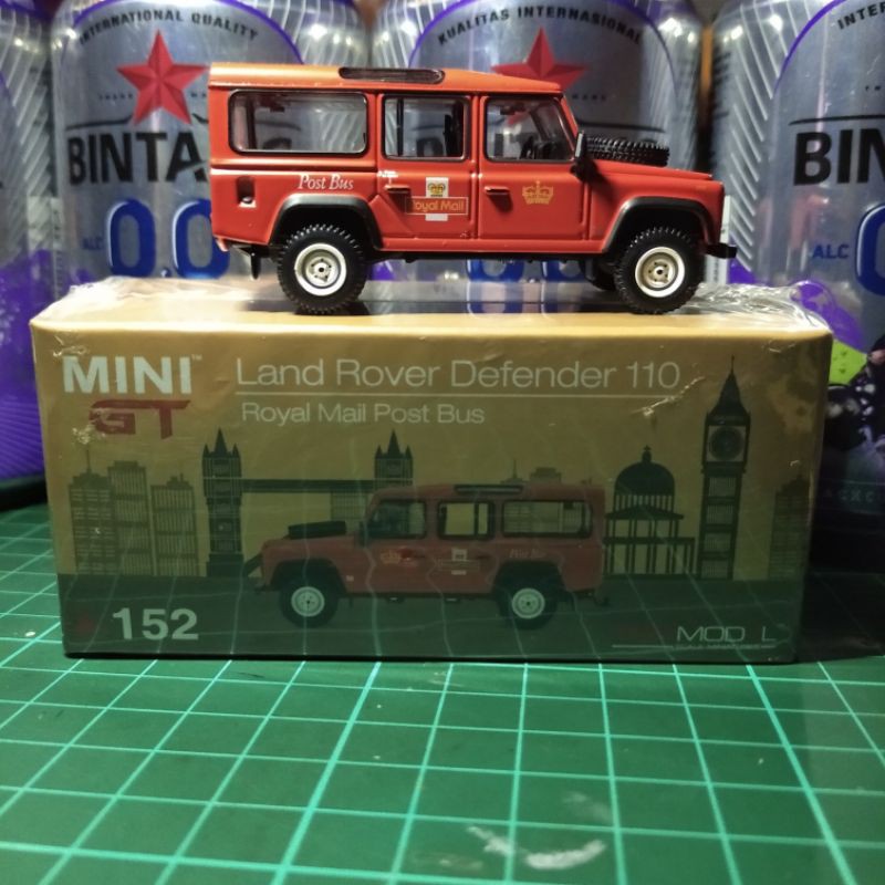 Jual minigt land rover defender royal mail post bus | Shopee Indonesia