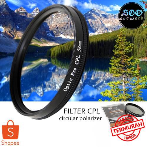Jual Filter CPL Polarizer 37mm -39mm -40mm -40.5mm -43mm -46mm -49mm ...