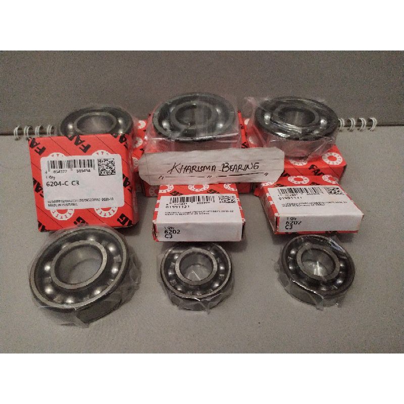 Jual Bearing 63/22 C3 - 6205 C3 Fag Set Mesin Kruk As Rasio Ninja R RR ...