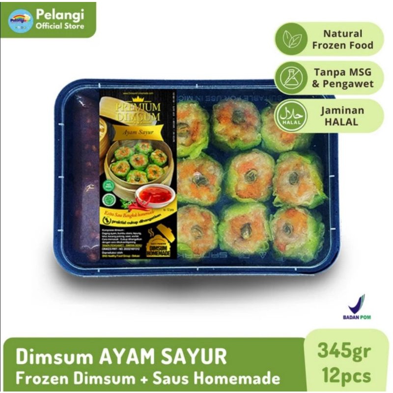 Jual Dimsum Sehat Dimsum Ayam Sayur Non MSG / Pelangi anak frozen food ...