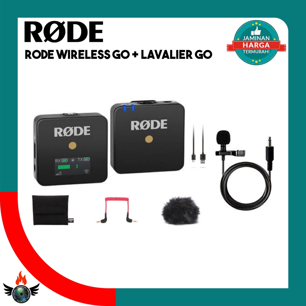 Jual Rode Wireless GO Compact Wireless Microphone System Plus LAVALIER ...
