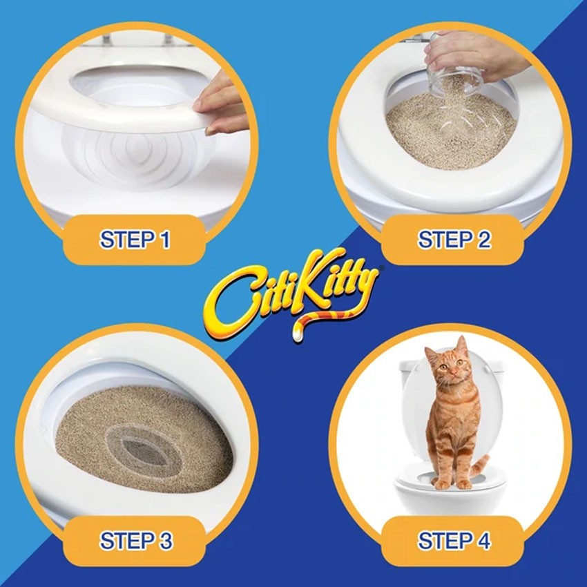 Jual CitiKitty Cat Toilet Training Kit Alat Latihan Kucing Buang Air ...