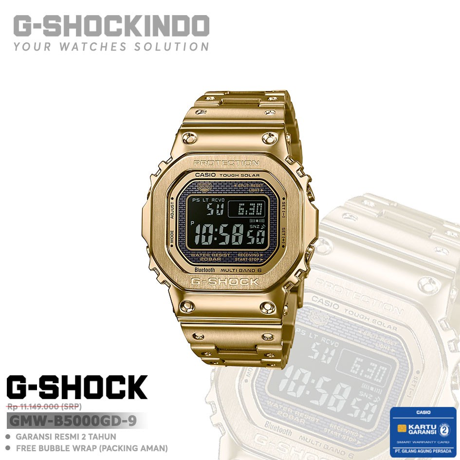 Jual Casio G Shock Gmw B5000gd 9 Gmw B5000gd 9dr Original Shopee