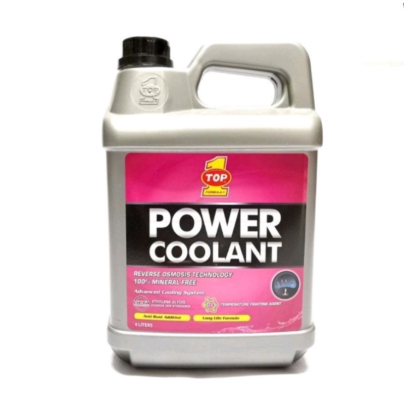 Jual TOP 1 ONE POWER COOLANT 1 Galon 4 Liter Air Radiator Mobil HIJAU ...