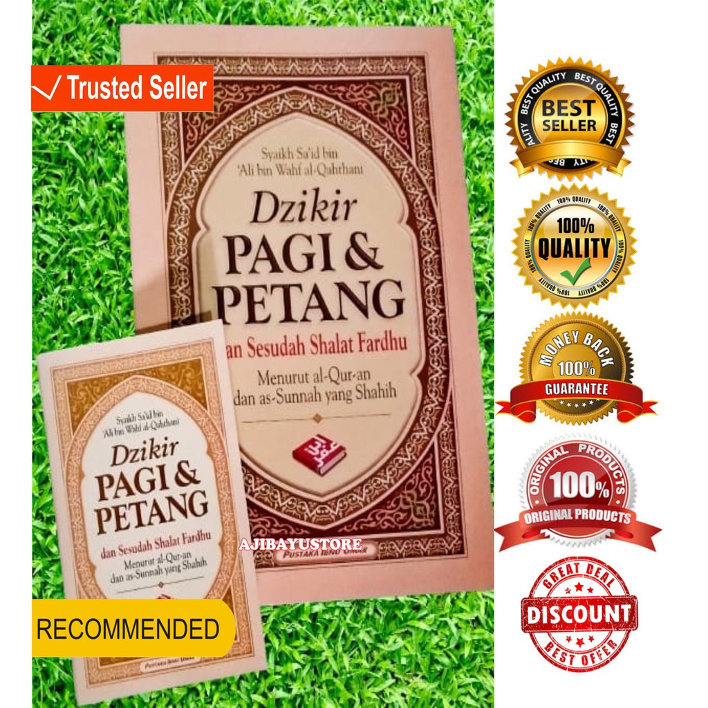 Jual BUKU DZIKIR PAGI DAN PETANG DAN SESUDAH SHALAT FARDHU MENURUT AL ...