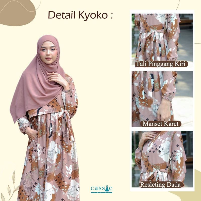 Jual Kyoko Dress By Cassie Shopee Indonesia