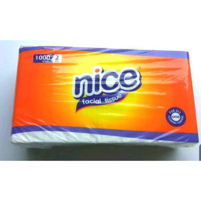 Jual Tissue Nice 1000 Sheet Tisu Nice Facial Tissue Tisu Wajah Termurah Shopee Indonesia