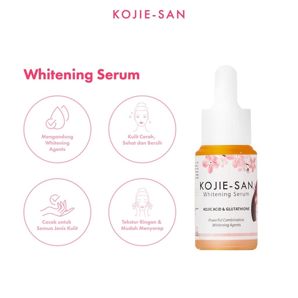 Jual Buhotei Kojie San Whitening Serum Kojic Acid Untuk Flek Hitam