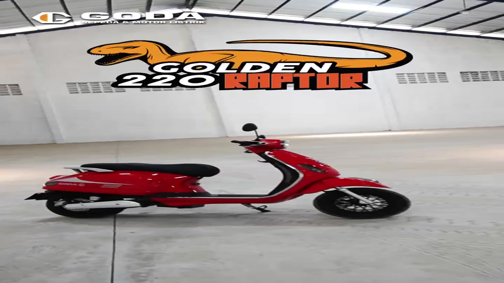 Jual MOTOR LISTRIK GODAGOLDEN RAPTOR 220 60/20AH 800W DAYA ANGKUT MAX ...
