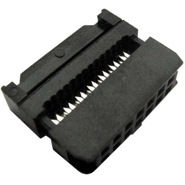 Jual Socket IDC 14 pin IDC Socket 14 Pin Connector with Strain | Shopee ...