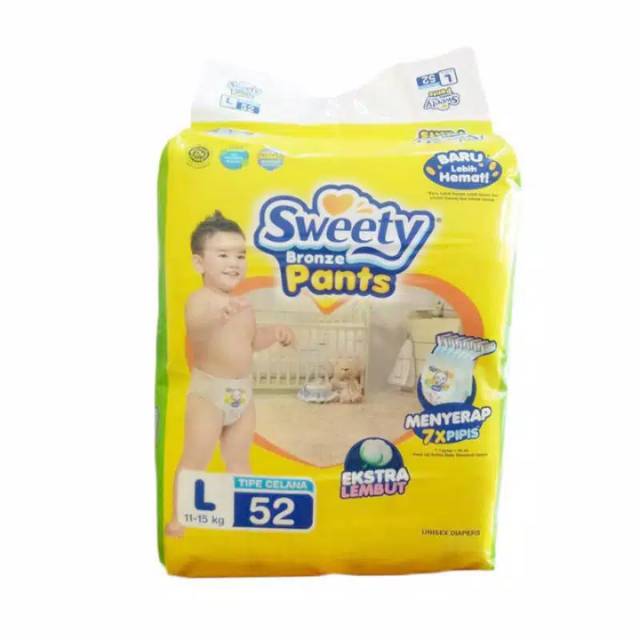 Pampers sweety sale l