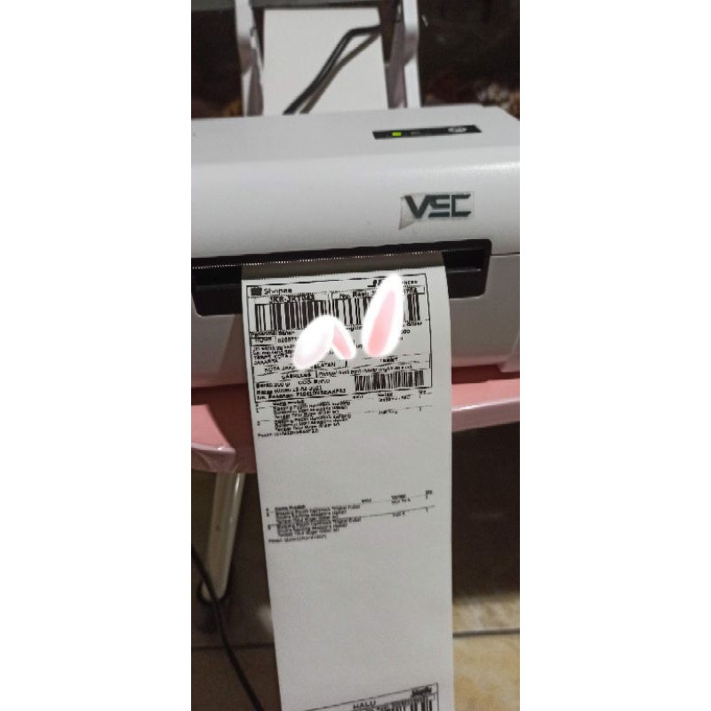 Jual Pre Loved Printer Thermal Bluetooth Max 110 mm VSC 9200 Full Set ...
