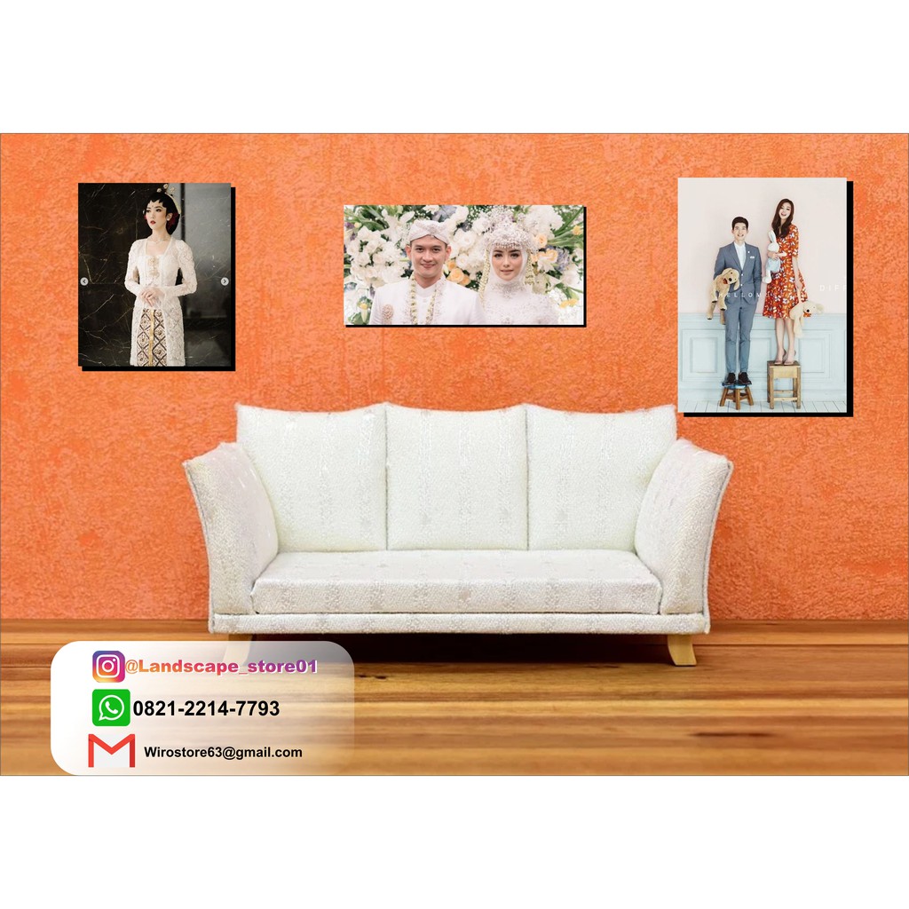 Jual Cetak Foto 17 r - Hiasan Dinding cetak foto uk 17R media MDF 30x40