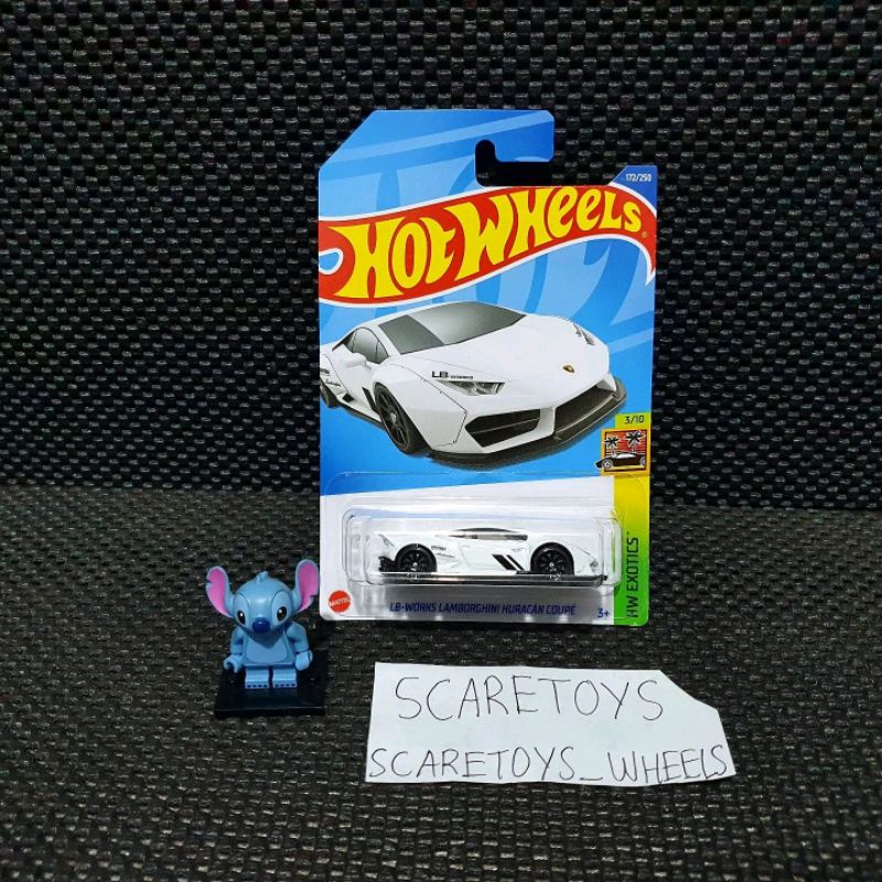 Jual Hot Wheels LB Works Lamborghini Huracan Coupe White Putih LBWK ...