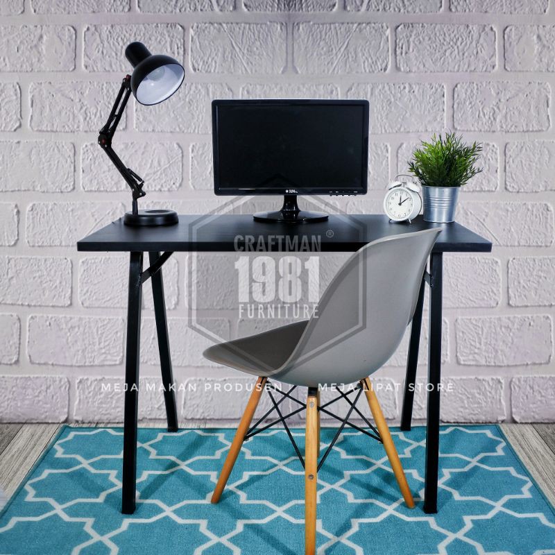 Jual Meja Komputer Minimalis 120x60 Meja Komputer Editing Meja Belajar ...