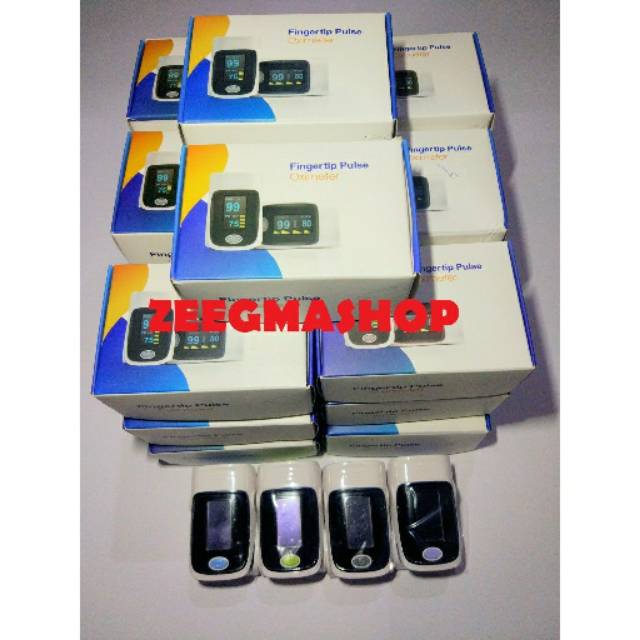 Jual Oximeter SpO2 + Heart Rate Oxygen Saturasi Oksigen | Shopee Indonesia