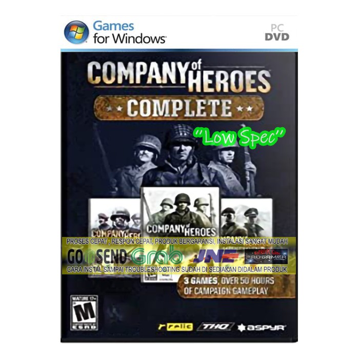 Jual COMPANY OF HEROES COMPLETE EDITION | CD DVD GAME | PC GAME ...