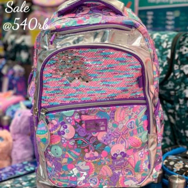 Smiggle sequin backpack sale