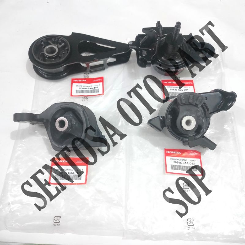 Jual Engine Mounting Komplit Set Kanan Kiri Belakang Bawah Honda Jazz