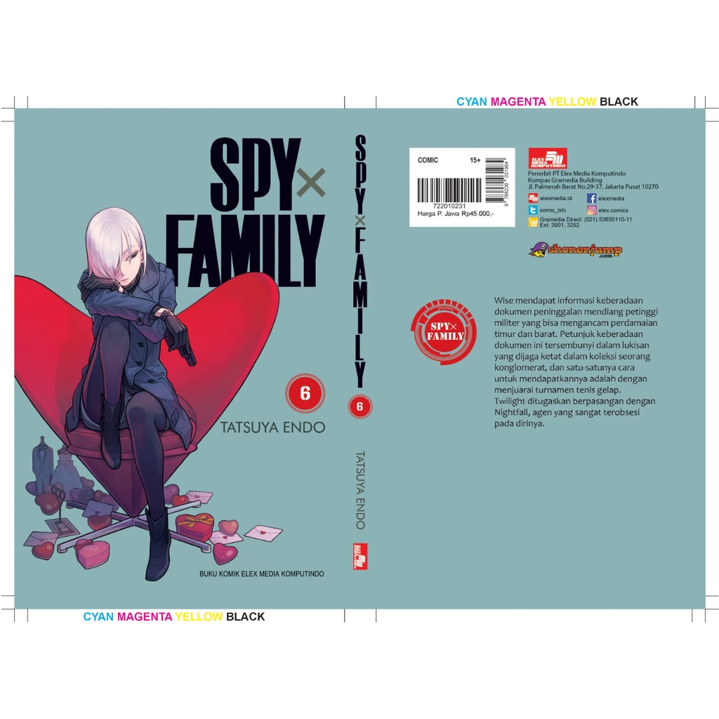 Jual KOMIK SPY X FAMILY 6 - TATSUYA ENDO | Shopee Indonesia