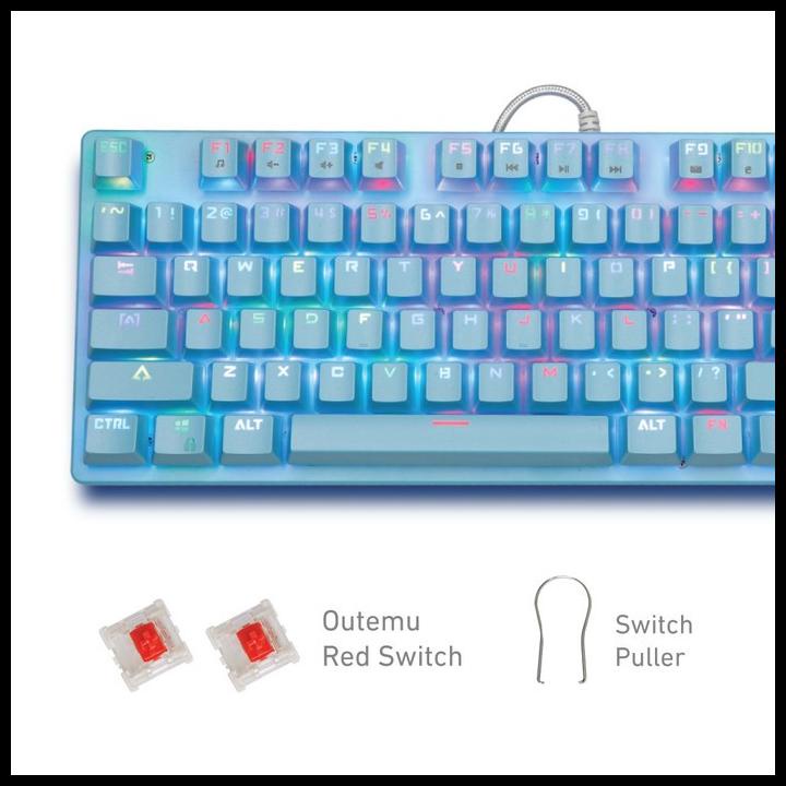 Jual Rexus Mx9 Tkl Keyboard Gaming Mechanical Legionare Mx9 Tkl Rgb ...