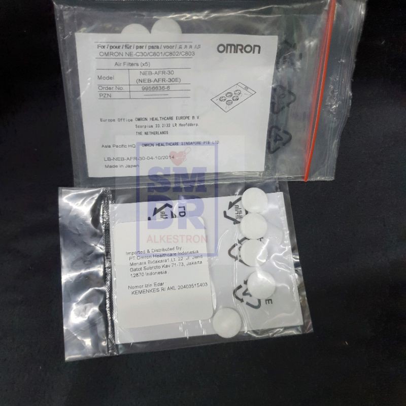 Jual filter nebulizer omron NEC30/801/802/803/101 alat uap Shopee
