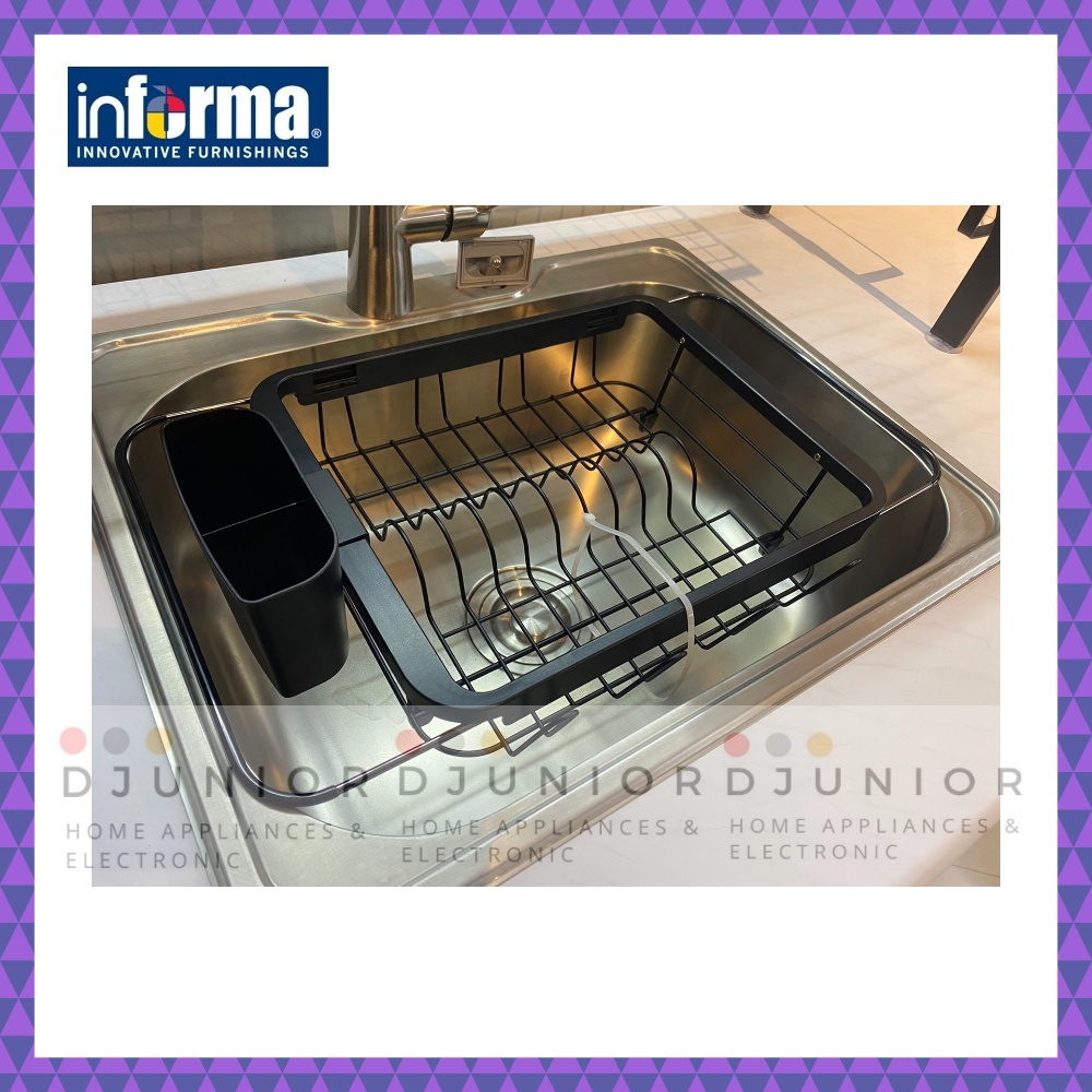 Jual INFORMA - WALLEY DISH RACK IN SHINK EXTENDABLE / RAK PENIRIS CUCI ...