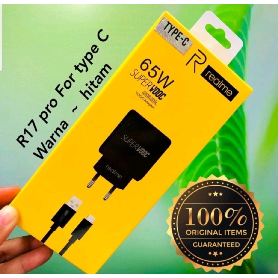 Jual Charger Fast Charging Realme 65w Super Vooc Micro And Type C Chasan