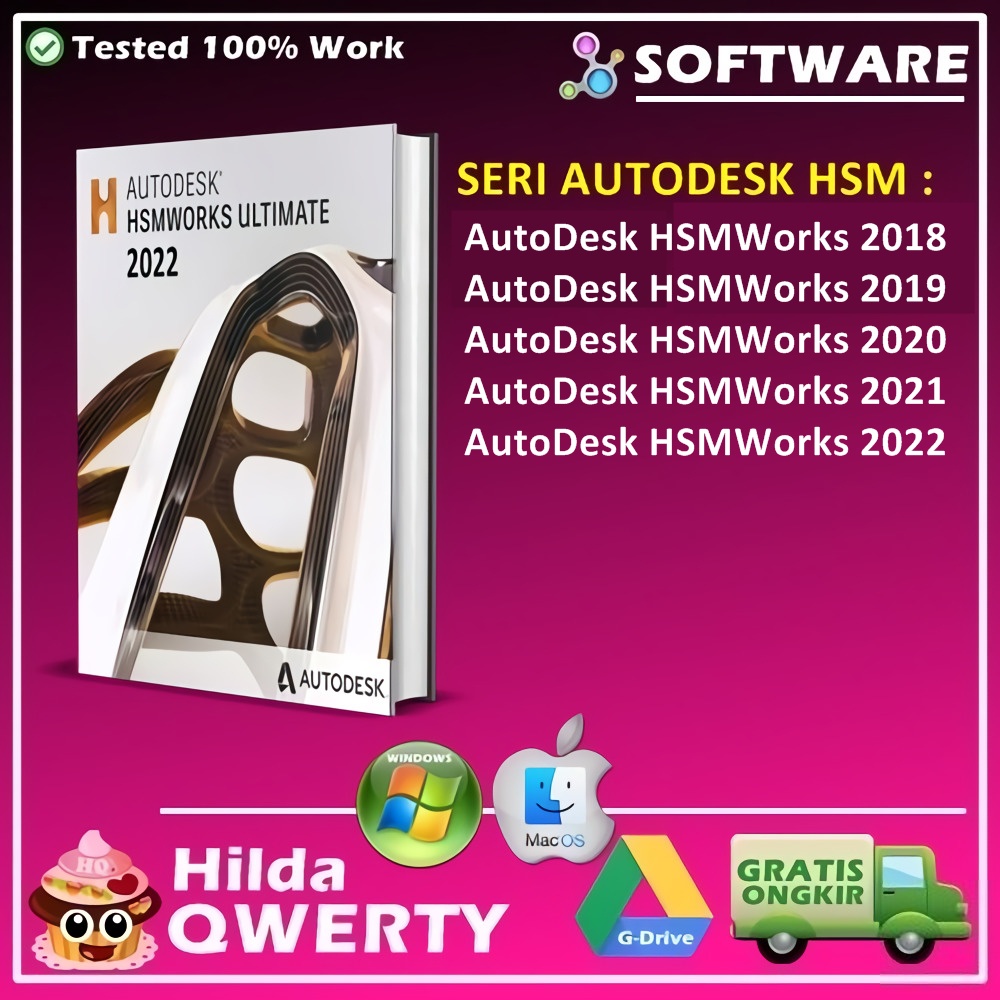 Jual Aut0D3sk HSMWorks Ultimate TERBARU untuk PC Laptop Windows ...