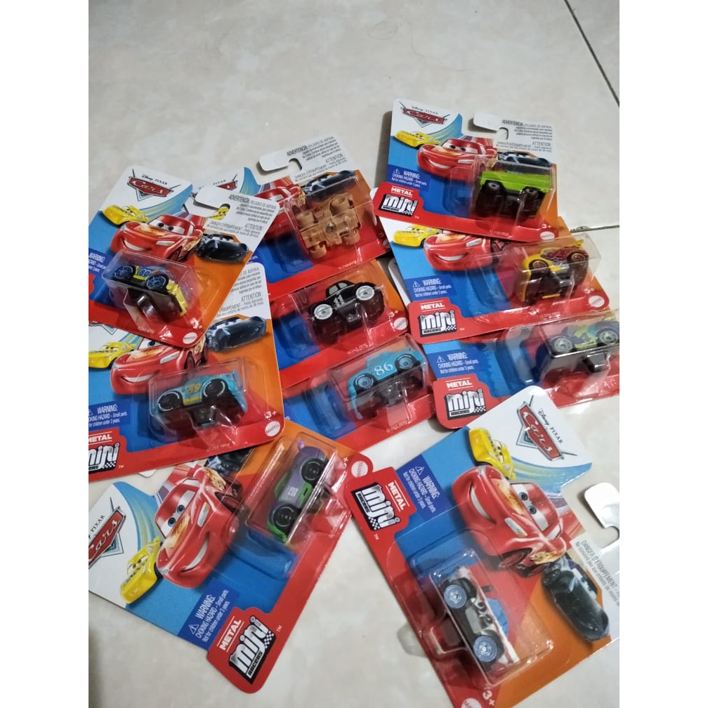Jual Disney Cars Mattel - Metal Mini Racers | Shopee Indonesia