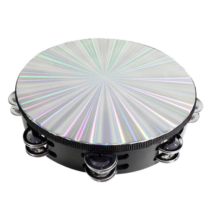 Jual Tambourine Tamborin Hologram 10