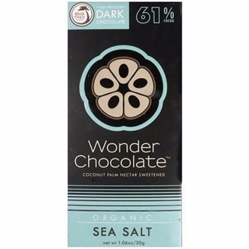 Jual Wonder,Organic Chocolate Dark Choc SeaSalt 61% (30gr) | Shopee ...