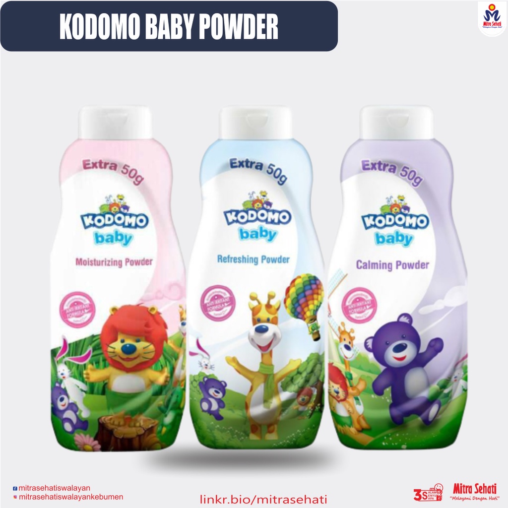 Jual KODOMO BABY POWDER / KODOMO BEDAK BAYI 50gr | Shopee Indonesia