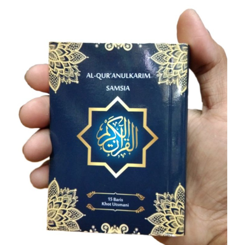 Jual Al Quran Saku Samsia 15 Baris Khot Utsmani A7 Kecil Shopee Indonesia