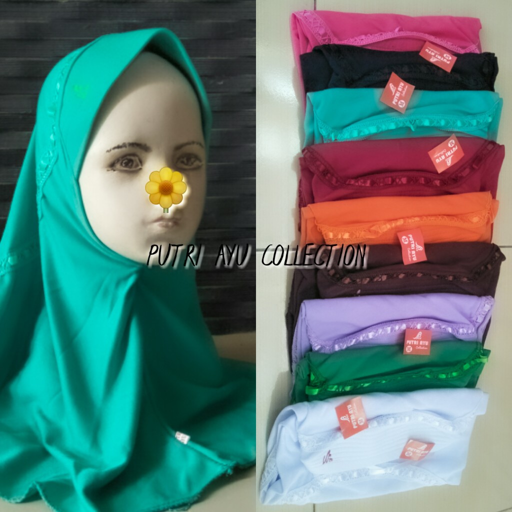 Jual HEMI Kerudung Anak Sekolah Rabbani KW Super || Hijab Anak SD SMP ...