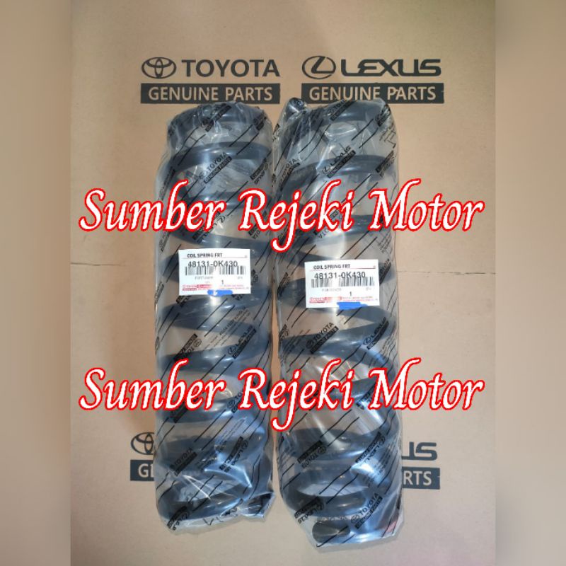 Jual per keong coil spring Fortuner hilux revo Fortuner vrz depan Asli ...